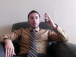 Angelo In Sheer Stockings Is Horny After A Break Up
