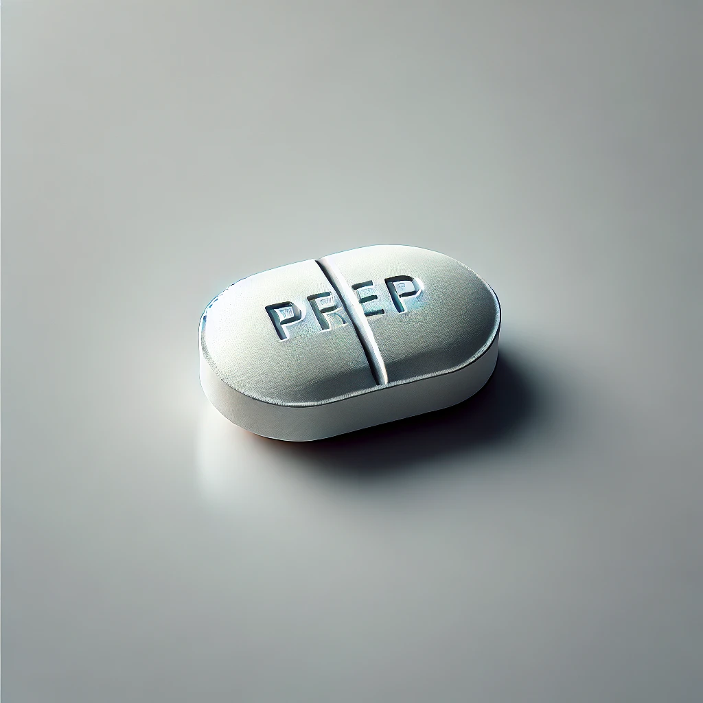 Imagem de um comprimido de Prevenção com PrEP e PEP