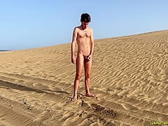 Public Pissing On The Gay Nude Beach