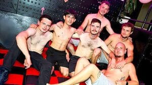 The Bareback Boys! Gay Cruising Orgy by ClubBangBoys