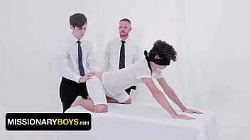 Preview Dakota Lovell Disciplines Sam Ledger With His Massive Dick In Front Of The Priest – Missionary Boys