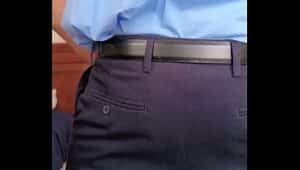 Maestro se saca la leche a falta de culo de alumno